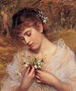 Sophie Gengembre Anderson Love In a Mist painting